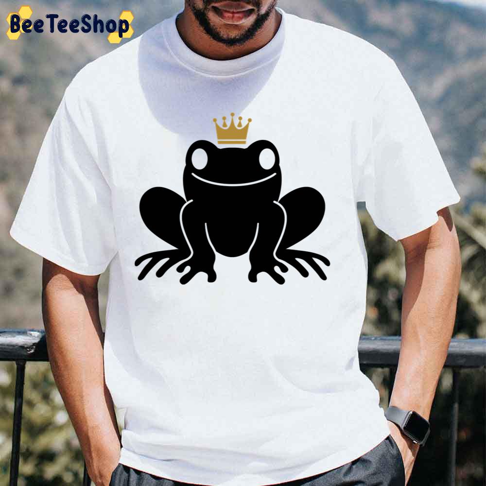 Black Frog Gold Crown The Princess and the Frog Unisex T-Shirt