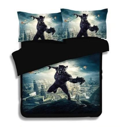 Black Panther Superhero Bedding Set