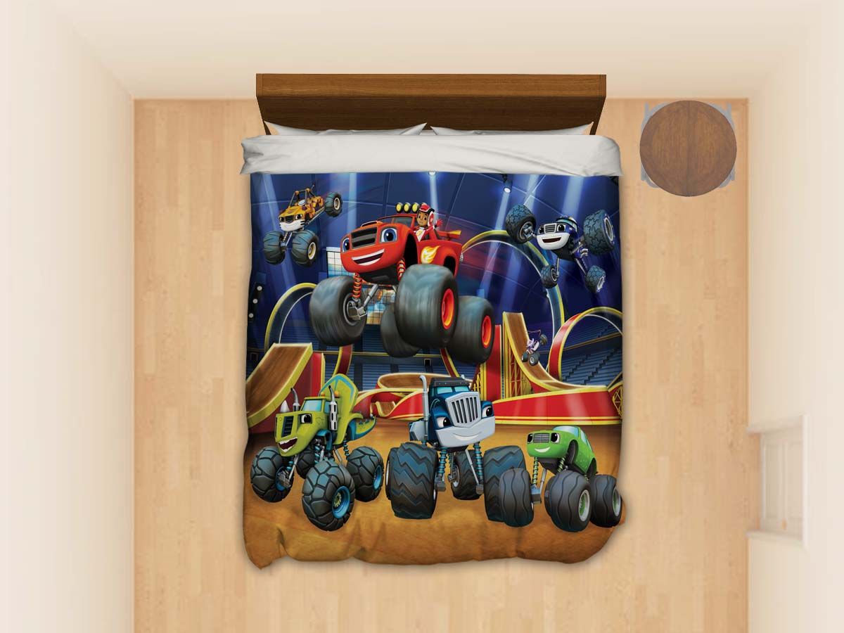 Blaze And The Monster Machines #075 Custom Bedding Set (&amp Pillowcases)