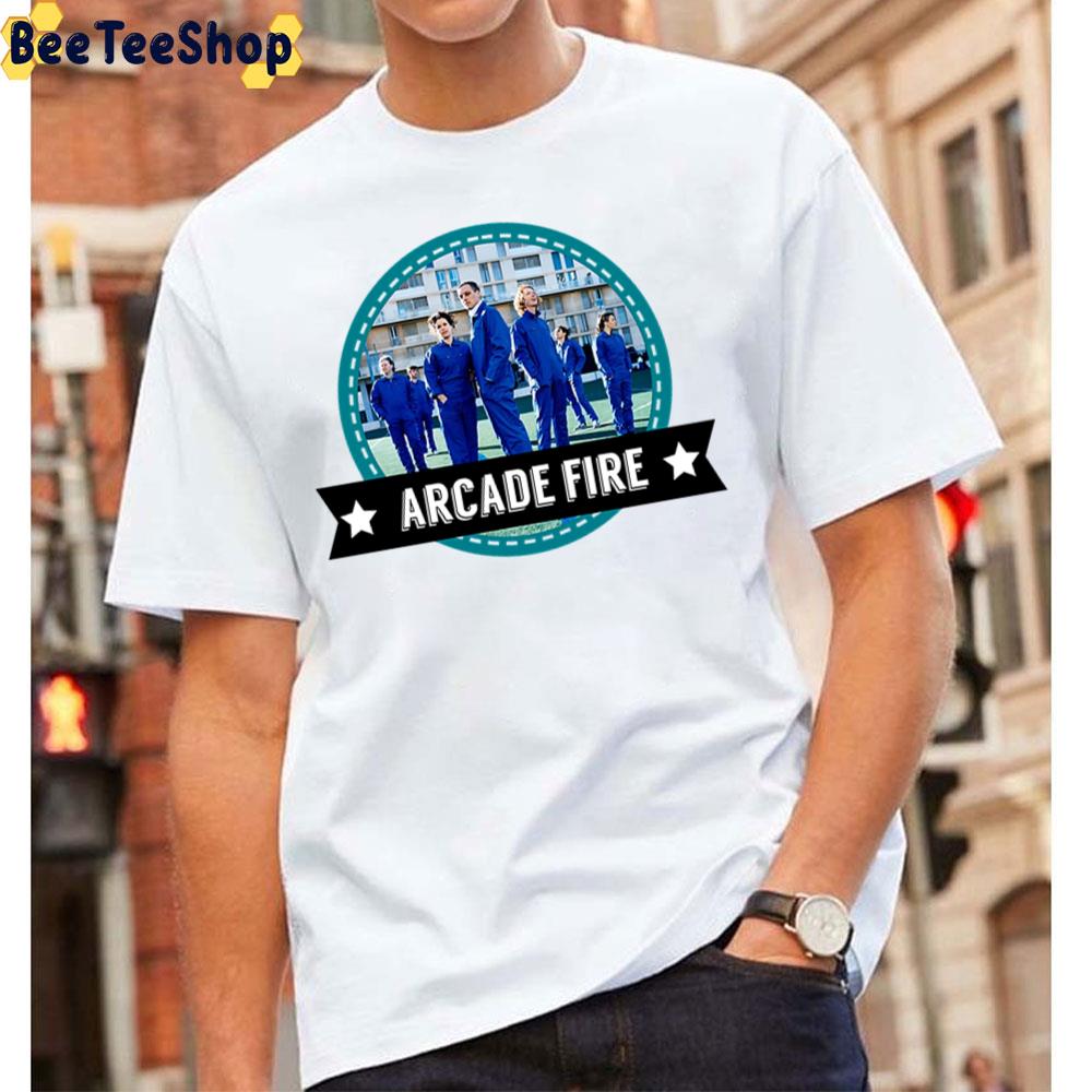 Blue Art Arcade Fire Unisex T-Shirt