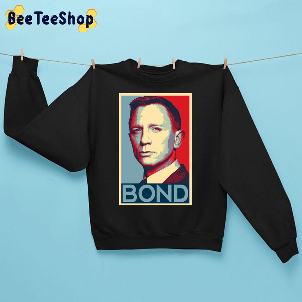 Blue Red Retro Daniel Craig Unisex Sweatshirt