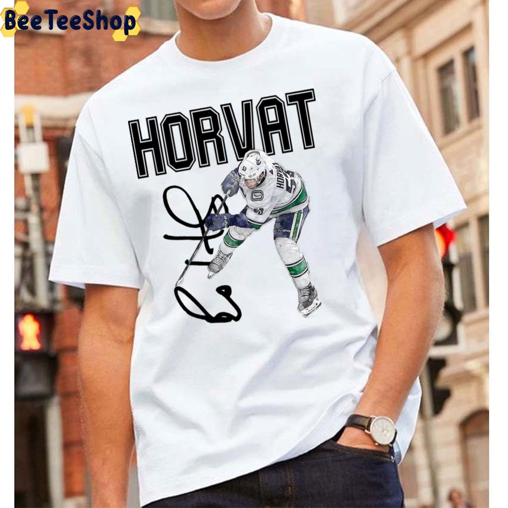 Bo Horvat Signature Art Vancouver Canucks Hockey Unisex T-Shirt