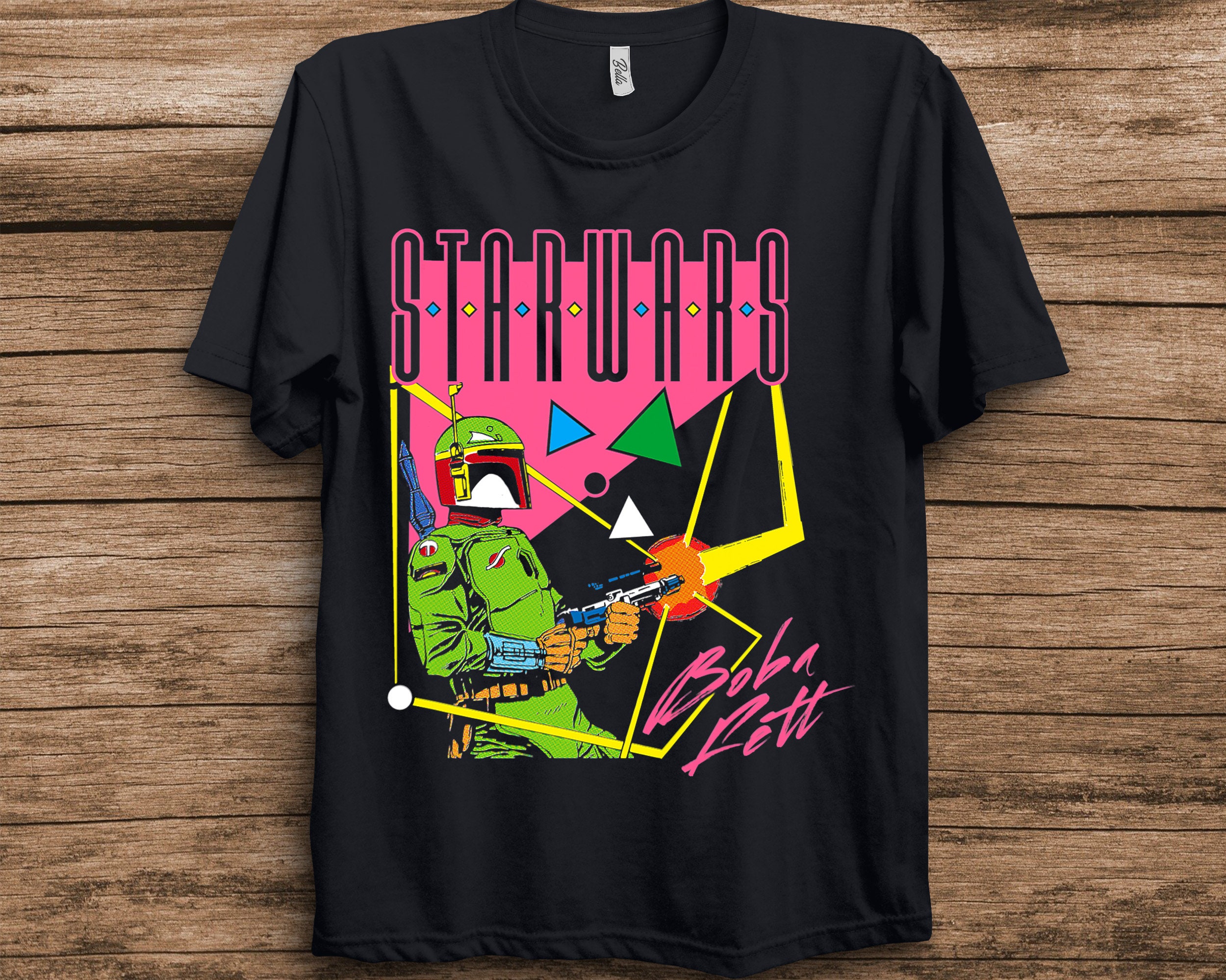 Boba Fett 90’s Retro Blast From The Past Star Wars Unisex T-Shirt