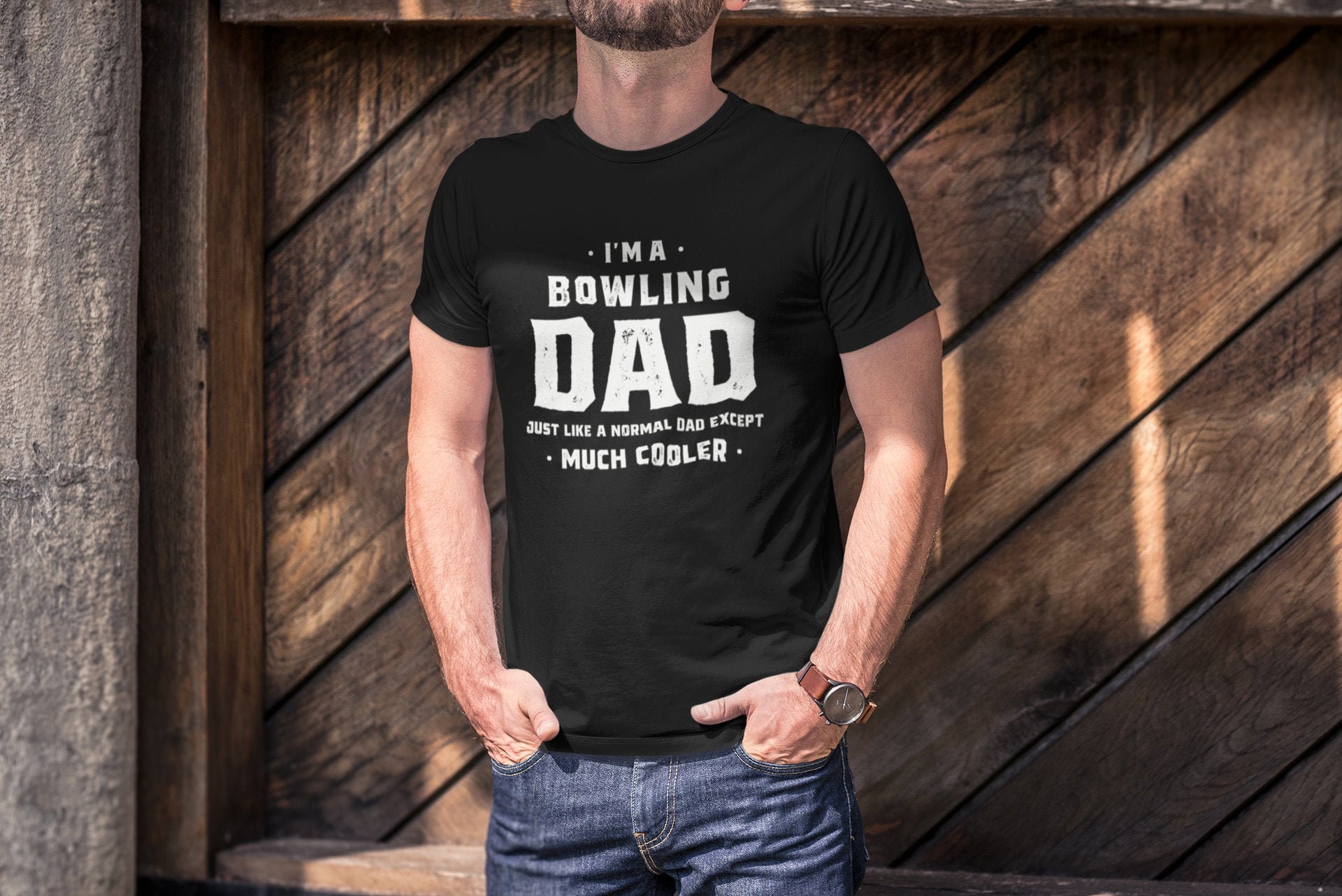 Bowling Dad Men’s For Father’s Day Unisex T-Shirt