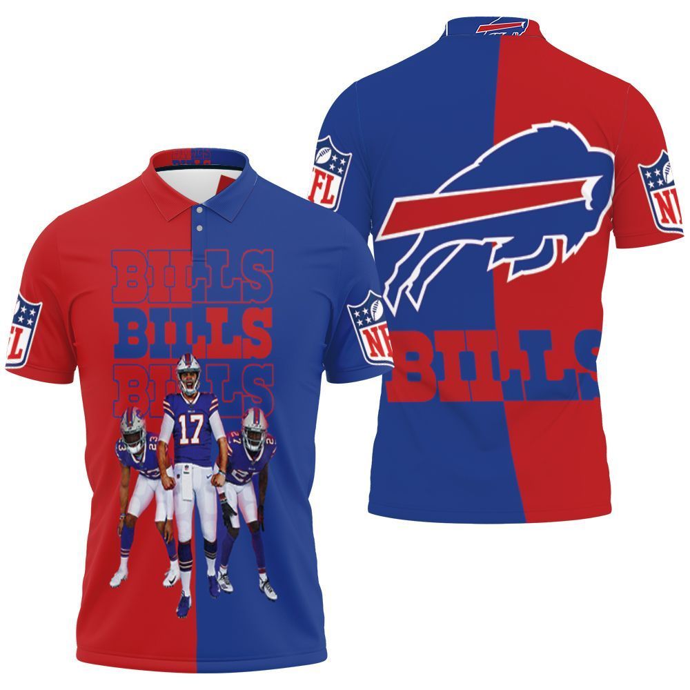 Buffalo Bills Afc East Division Champions 2021 3d Polo Shirt Jersey All Over Print Shirt 3d T-shirt