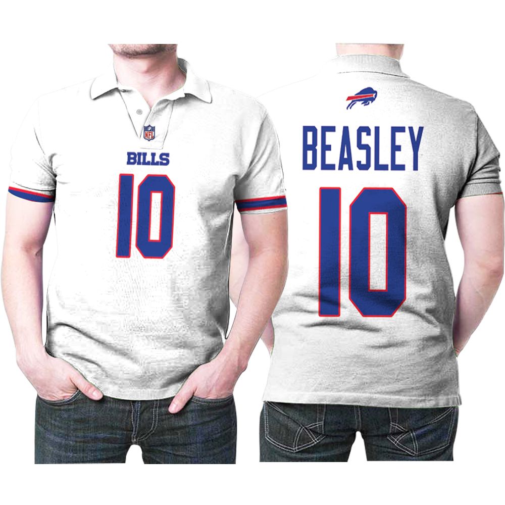 Buffalo Bills Cole Beasley #10 Nfl Great Player American Football Team Game White 3d Designed Allover Gift For Bills Fans Polo Shirt