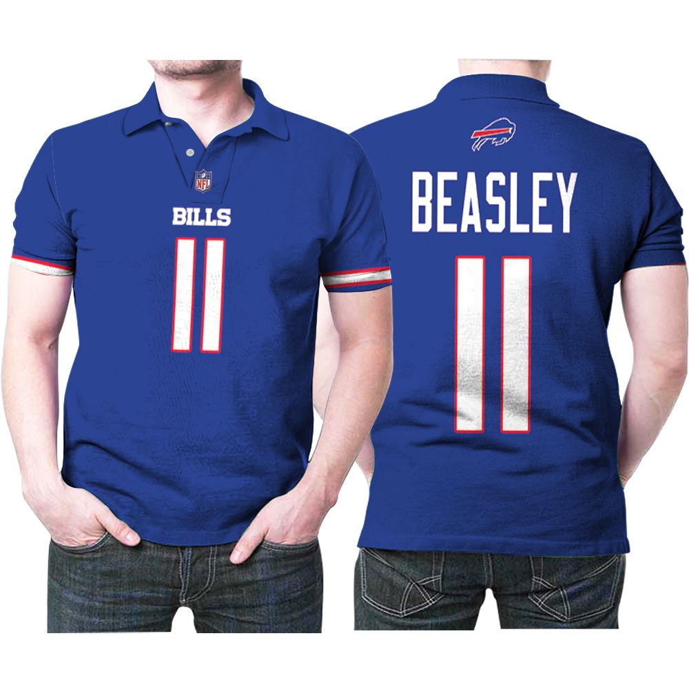 Buffalo Bills Cole Beasley #11 Nfl Legend Player American Football Game Royal 3d Designed Allover Gift For Bills Fans Polo Shirt
