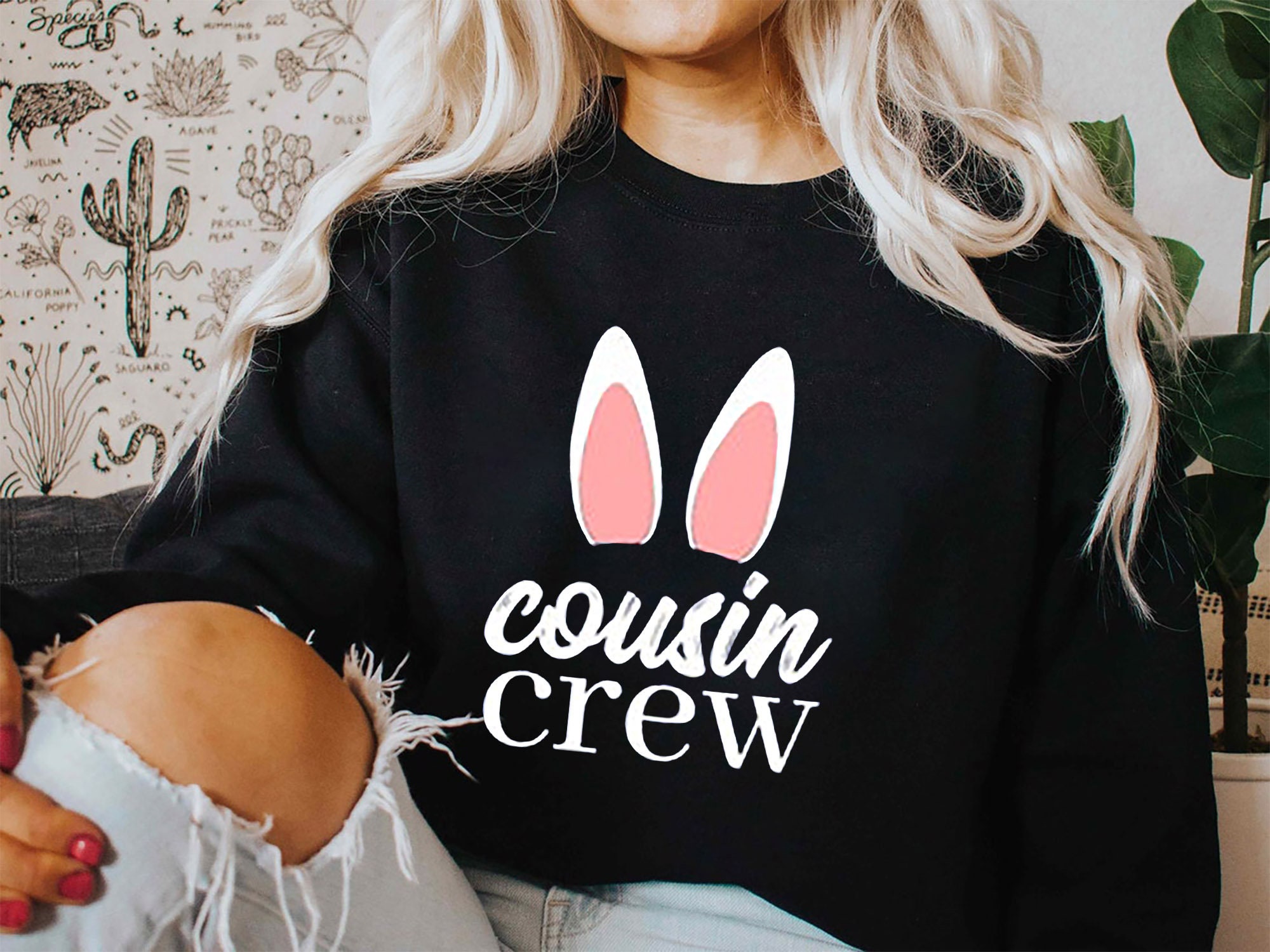 Bunny Cousin Family Easter Unisex Sweatshirt