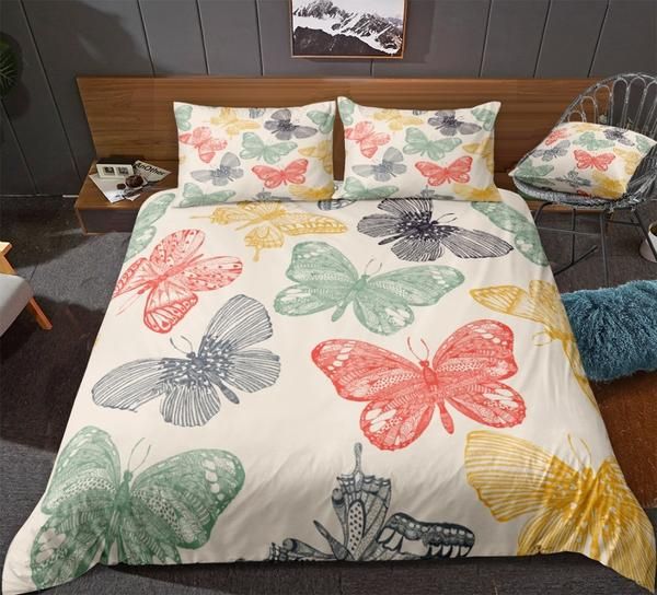 Butterflies Cotton Bedding Sets