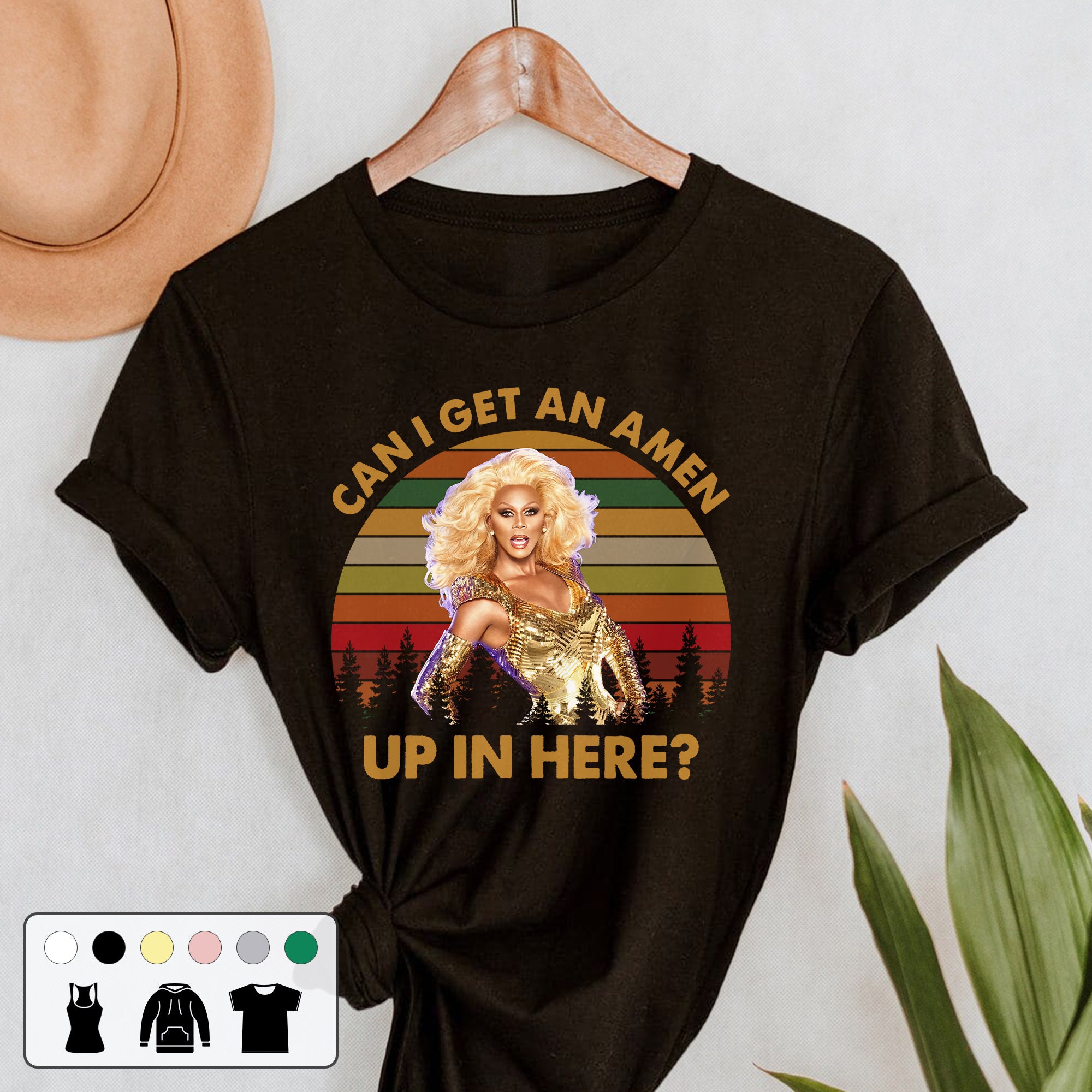 Can I Get An Amen Up In Here Rupaul’s Drag Race Tv Series Graphic Unisex T-Shirt