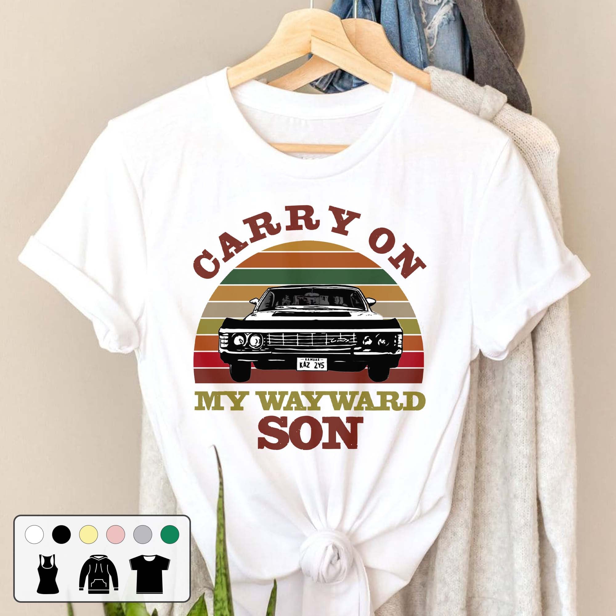 Carry On My Wayward Son Vintage Unisex T-Shirt