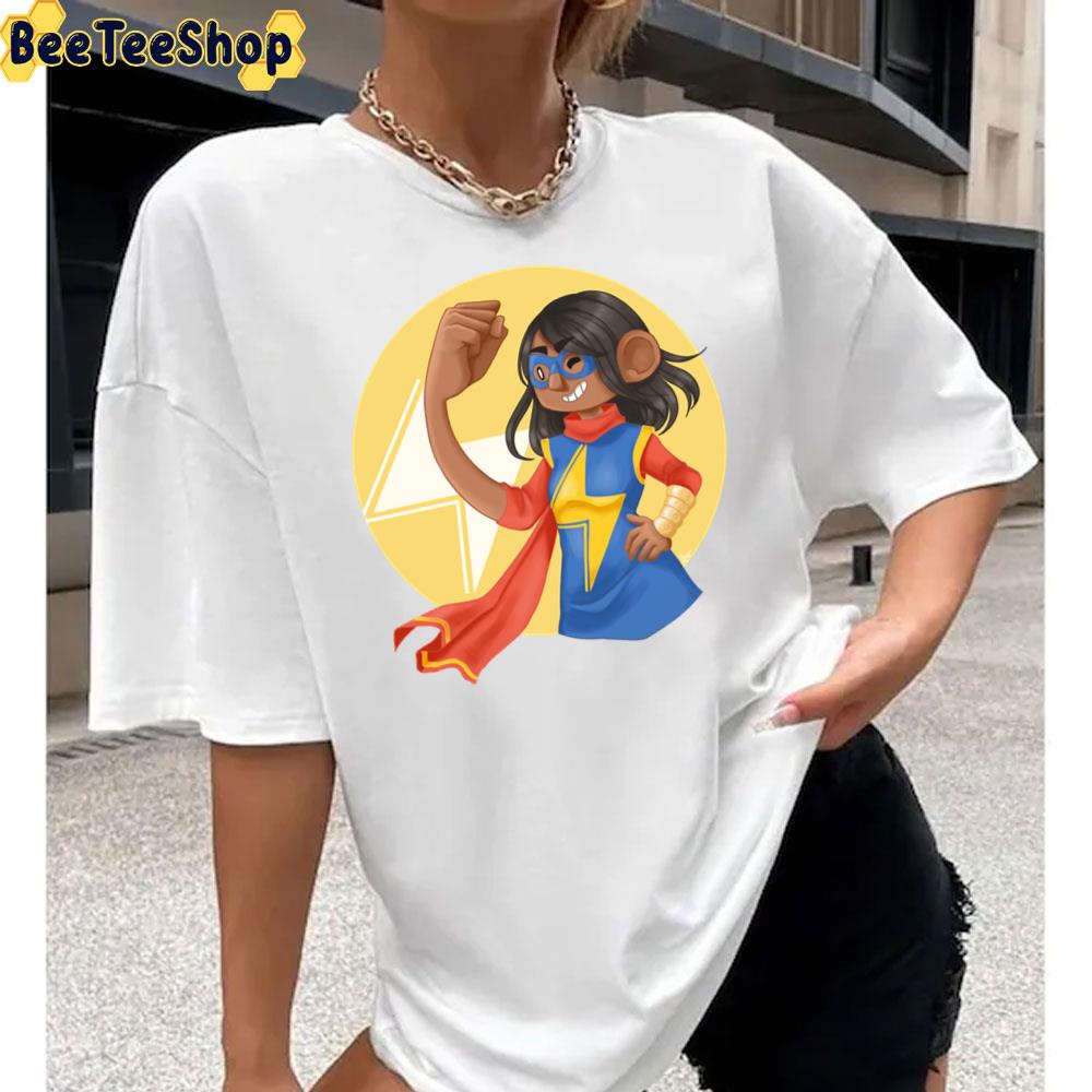 Cartoon Art Kamala Khan Ms Marvel Unisex T-Shirt