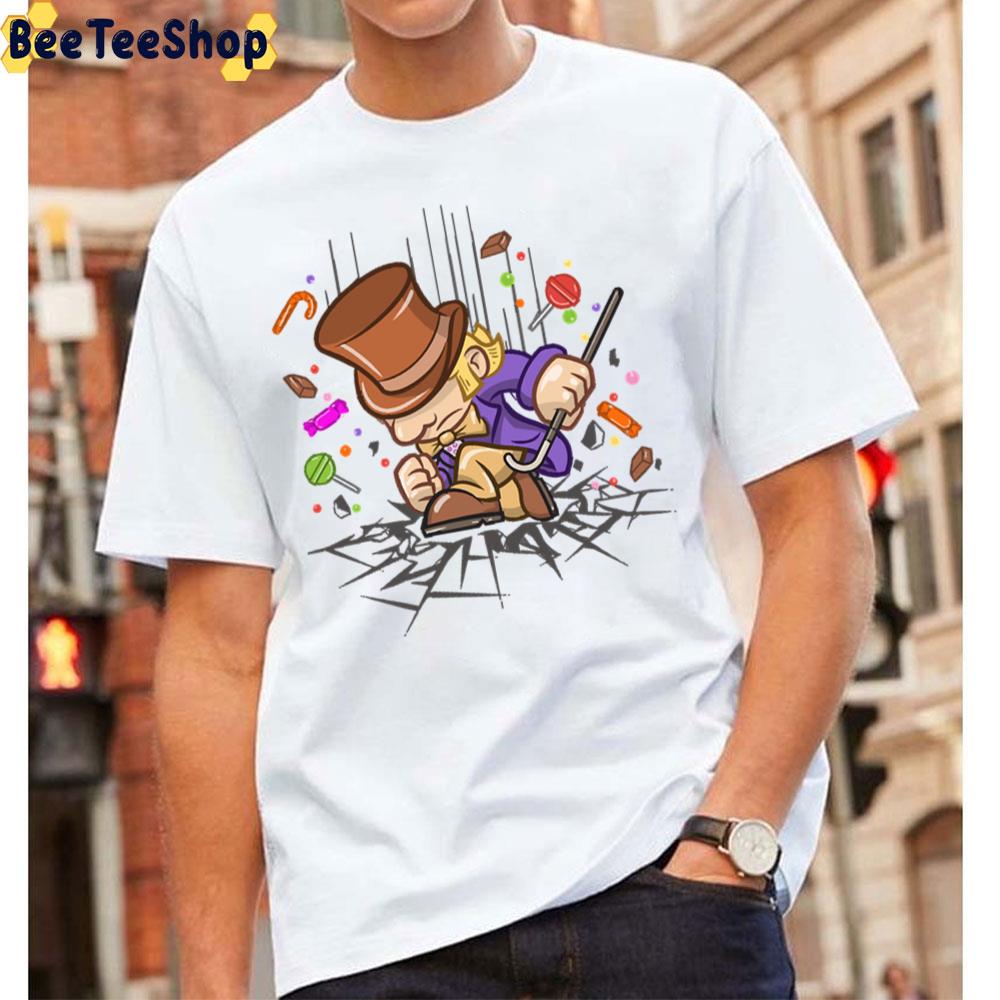 Cartoon Art Willy Wonka Unisex T-Shirt