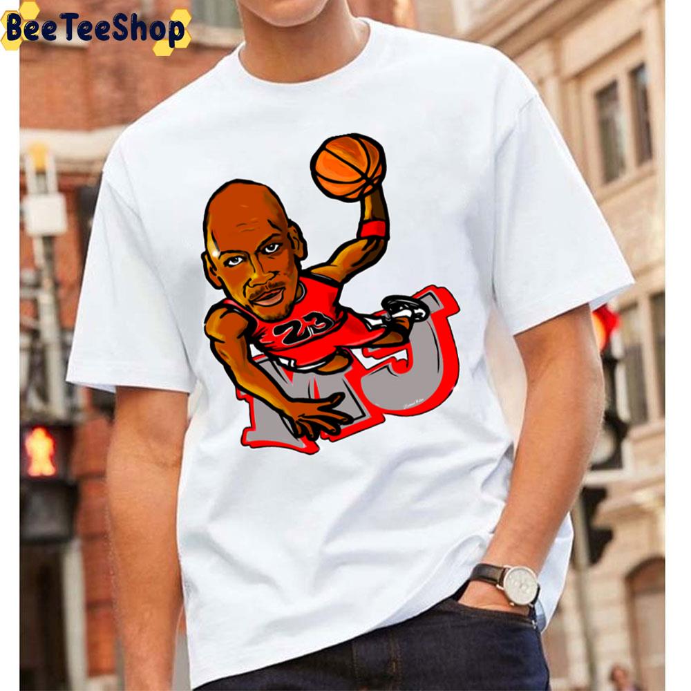 Cartoon Jordan Graf Style Unisex T-Shirt