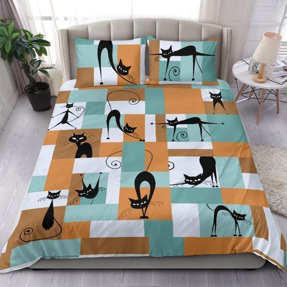 Cat Lovers Cotton Bedding Sets