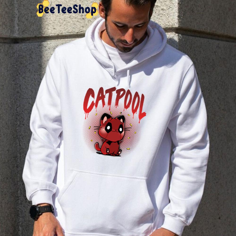 Catpool Funny Deadpool Mix Cat Unisex T-Shirt
