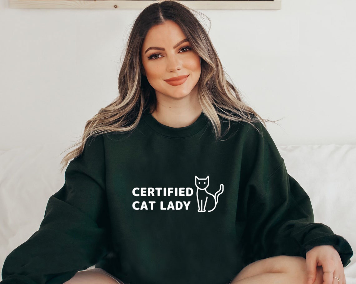 Certified Cat Lady Unisex Sweatshirt