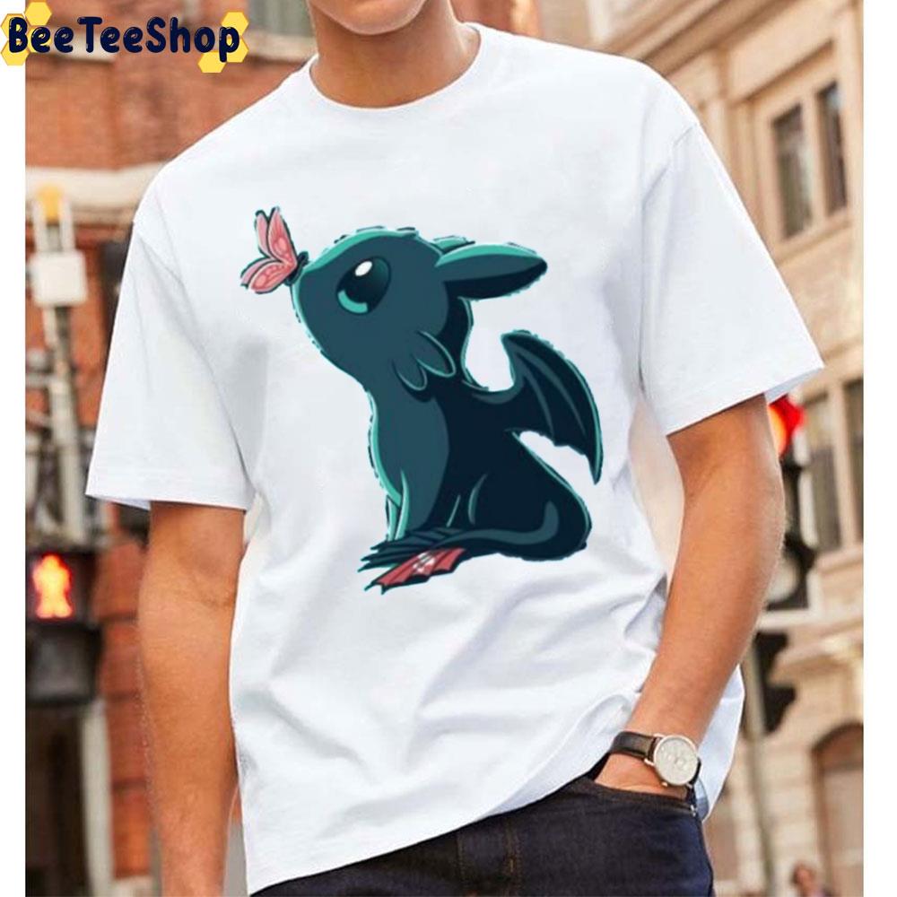 Chibi Dragon Toothless Night Funny How To Train Your Dragon Unisex T-Shirt