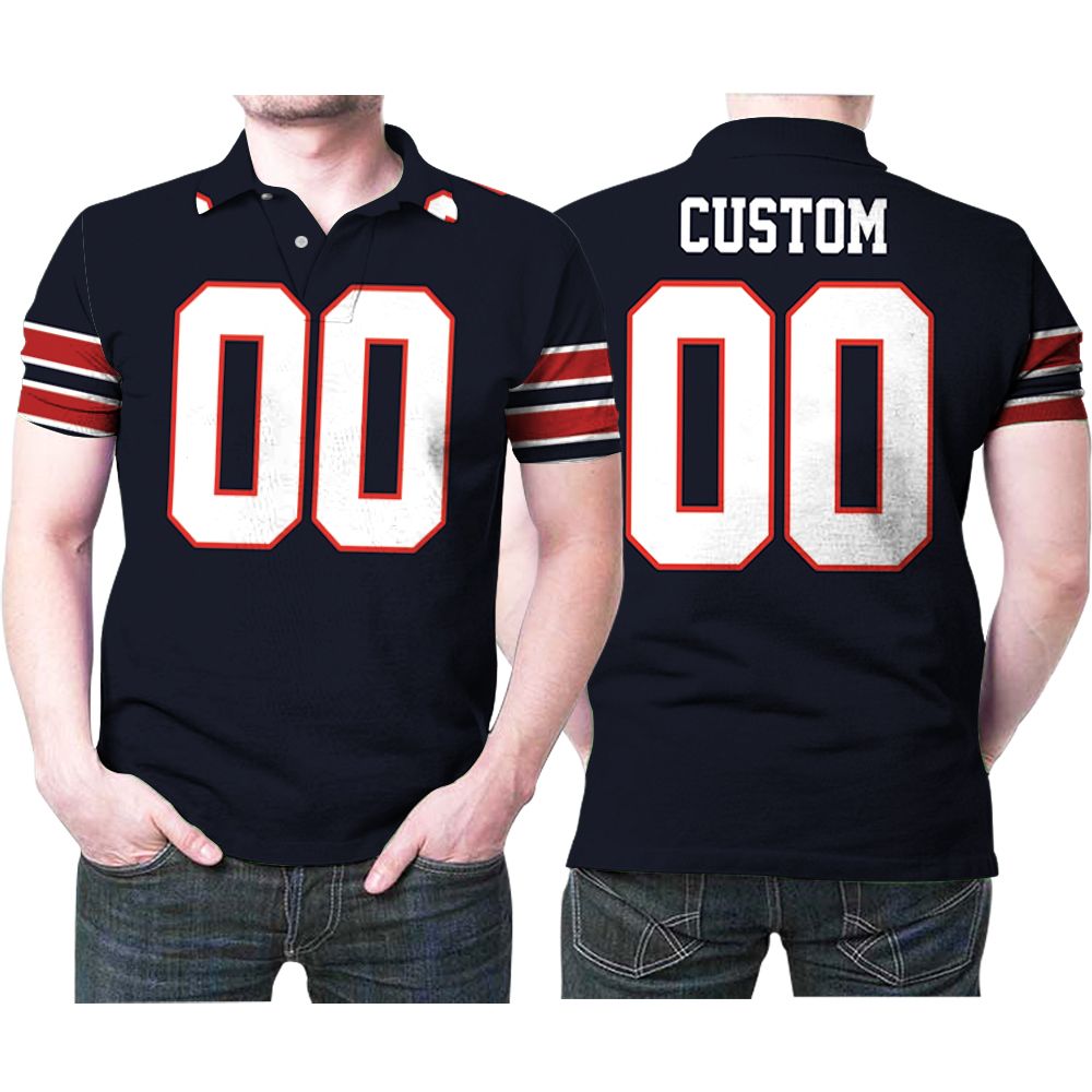 Chicago Bears Nfl American Football Team Logo Custom Game Navy Jersey Style Gift For Bears Fans Polo Shirt All Over Print Shirt 3d T-shirt