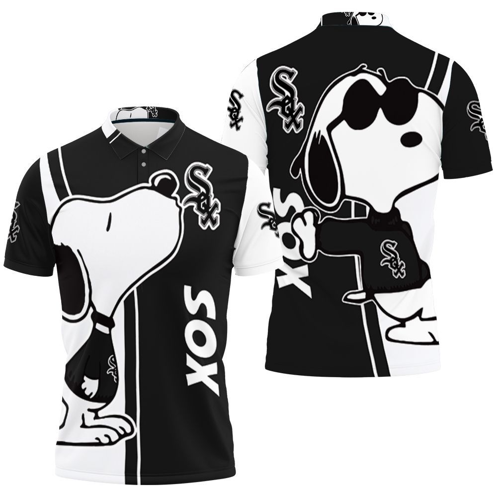 Chicago White Sox Snoopy Lover 3d Printed Polo Shirt All Over Print Shirt 3d T-shirt