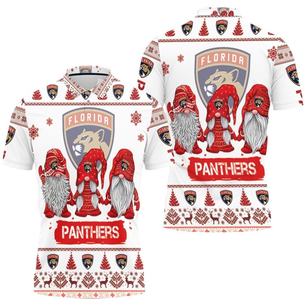 Christmas Gnomes Florida Panthers Ugly Sweatshirt Christmas 3d Polo Shirt All Over Print Shirt 3d T-shirt