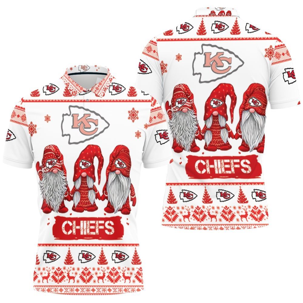 Christmas Gnomes Kansas City Chiefs Ugly Sweatshirt Christmas 3d Polo Shirt All Over Print Shirt 3d T-shirt