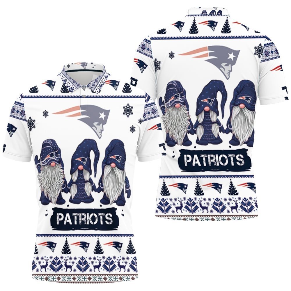 Christmas Gnomes New England Patriots Ugly Sweatshirt Christmas 3d Polo Shirt All Over Print Shirt 3d T-shirt