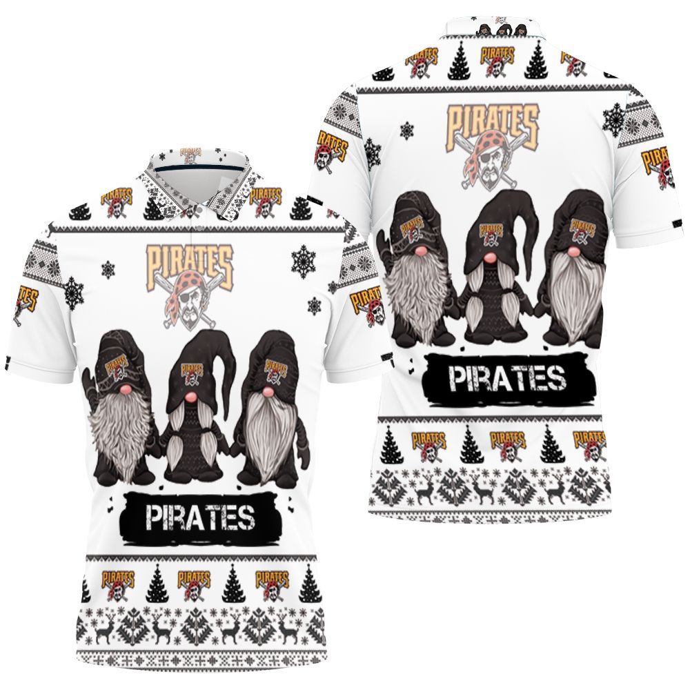 Christmas Gnomes Pittsburgh Pirates Ugly Sweatshirt Christmas 3d Polo Shirt All Over Print Shirt 3d T-shirt