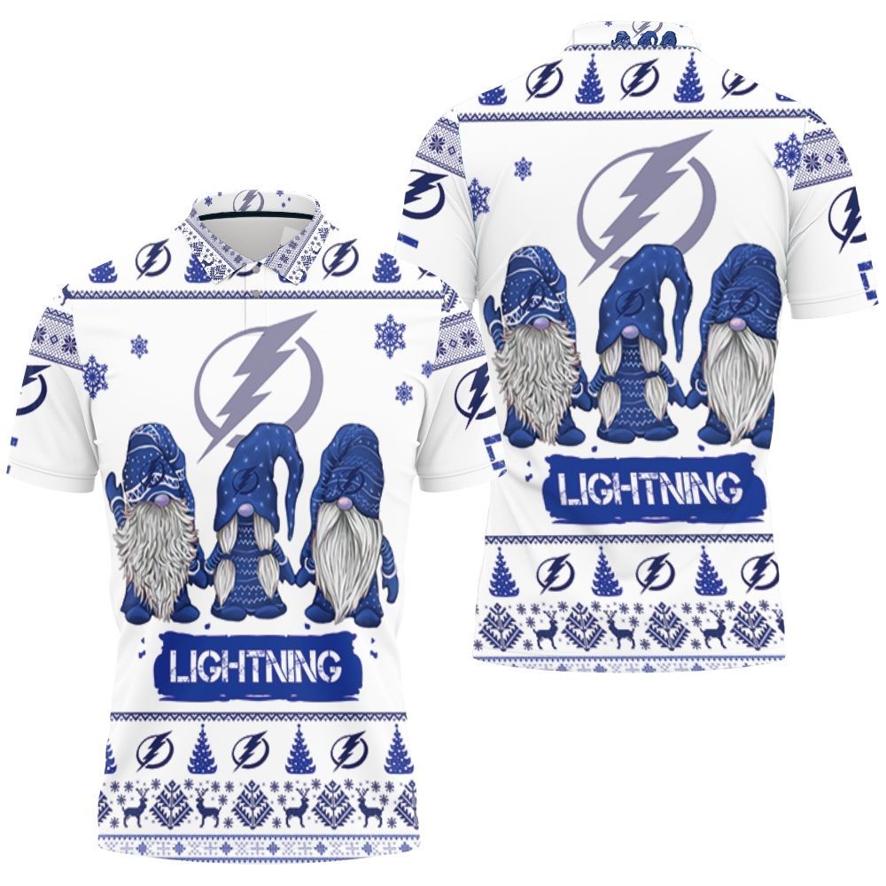 Christmas Gnomes Tampa Bay Lightning Ugly Sweatshirt Christmas 3d Polo Shirt All Over Print Shirt 3d T-shirt