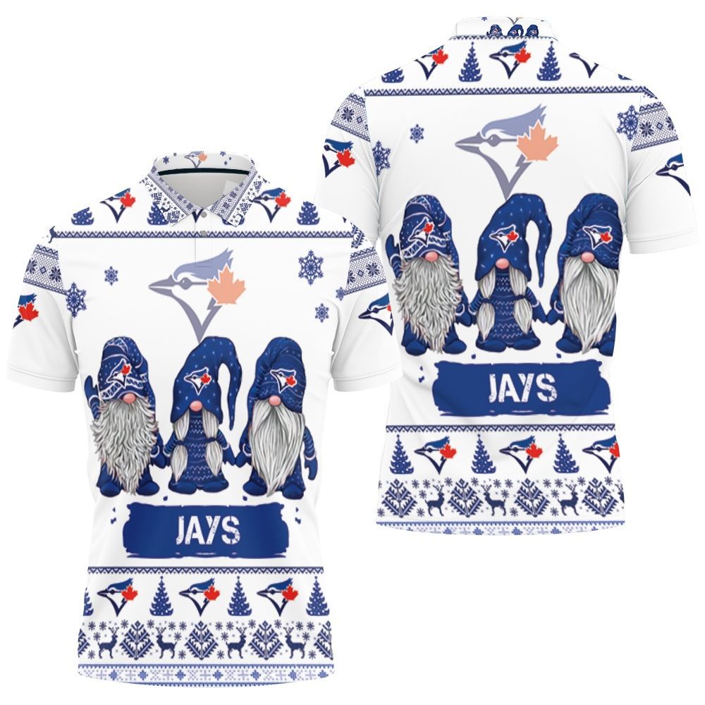 Christmas Gnomes Toronto Blue Jays Ugly Sweatshirt Christmas 3d Polo Shirt All Over Print Shirt 3d T-shirt