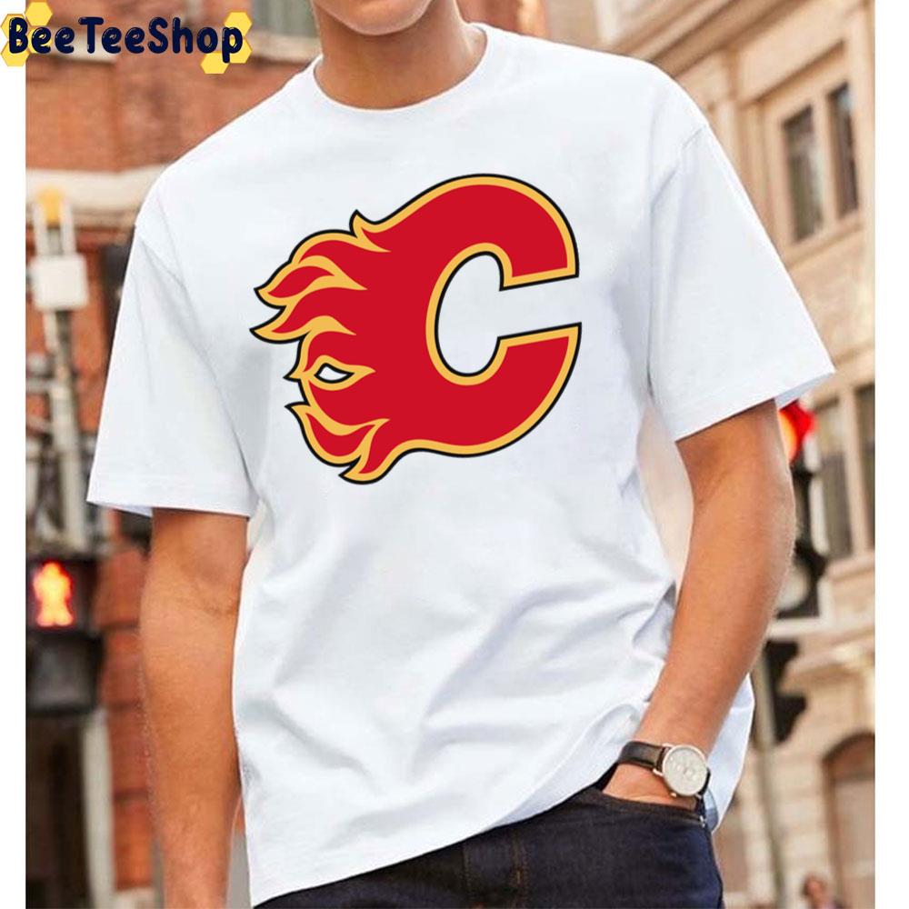 Classic Logo Calgary Flames Hockey Unisex T-Shirt