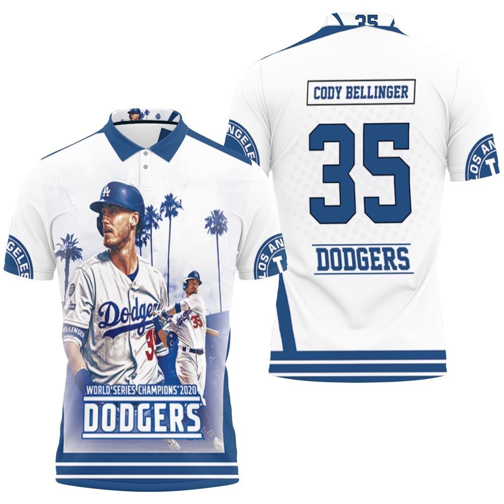 Cody Bellinger 35 La Dodgers Polo Shirt All Over Print Shirt 3d T-shirt