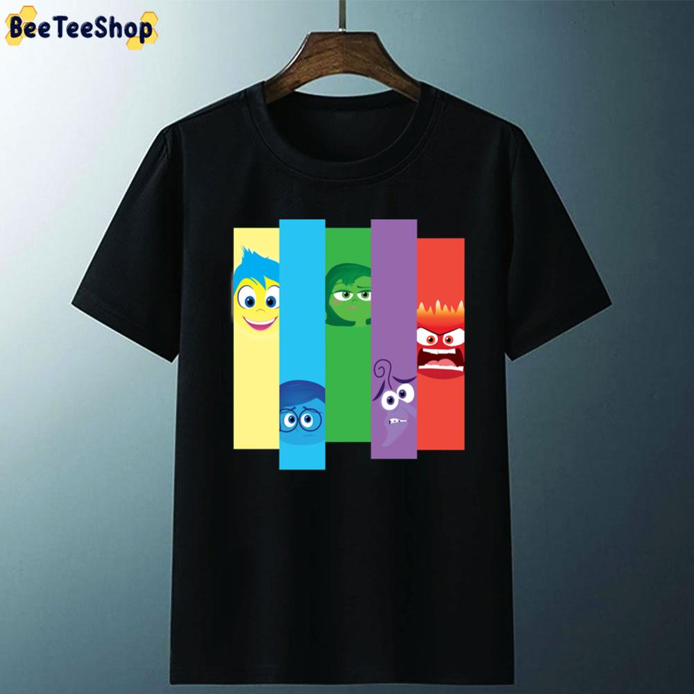 Colors Characters Inside Out Moive Unisex T-Shirt