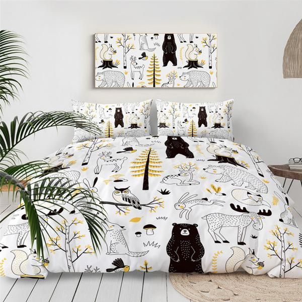 Cute Animal Cotton Bedding Sets