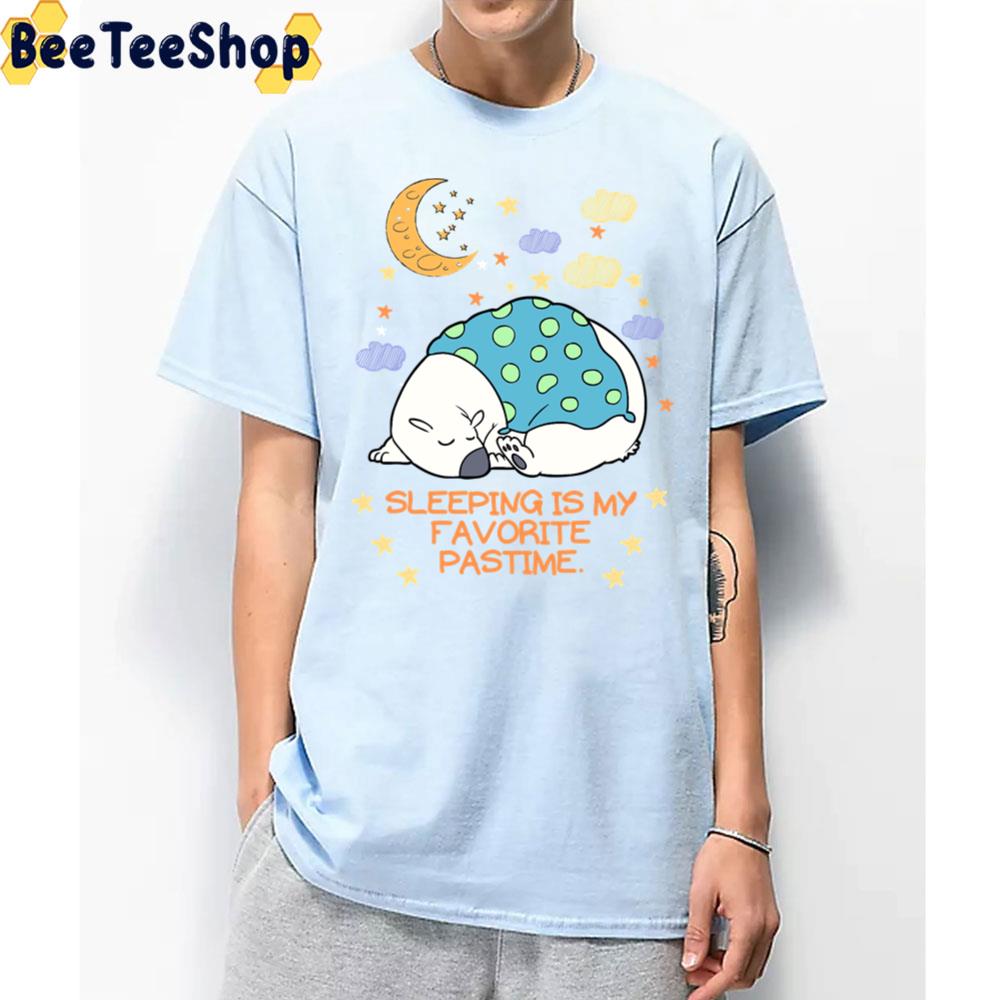 Cute Baby Bear Sleeping Is My Favorite Pastime Unisex T-Shirt