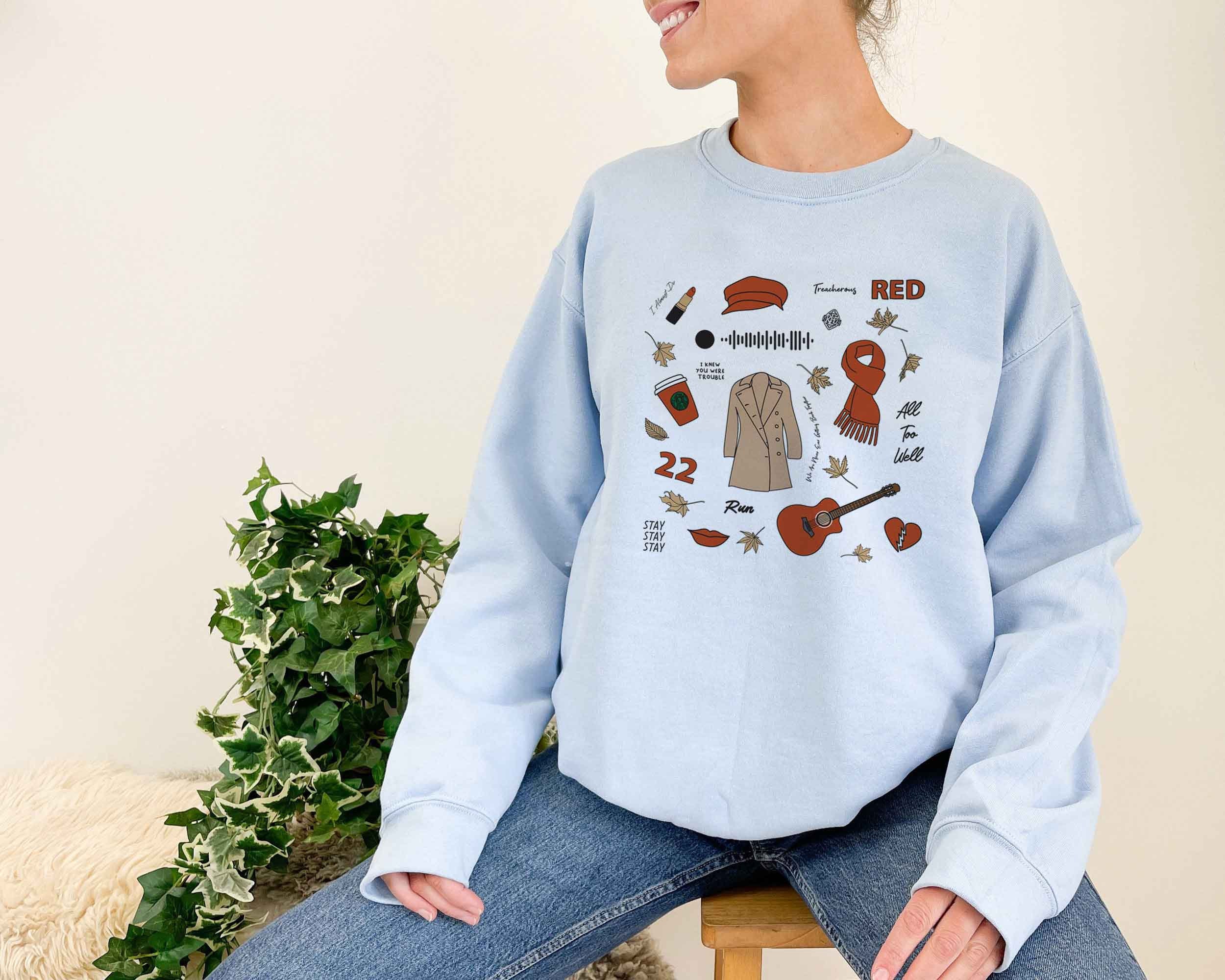 Cute Icon Taylor Folklore Through The Years Unisex Sweatshirt