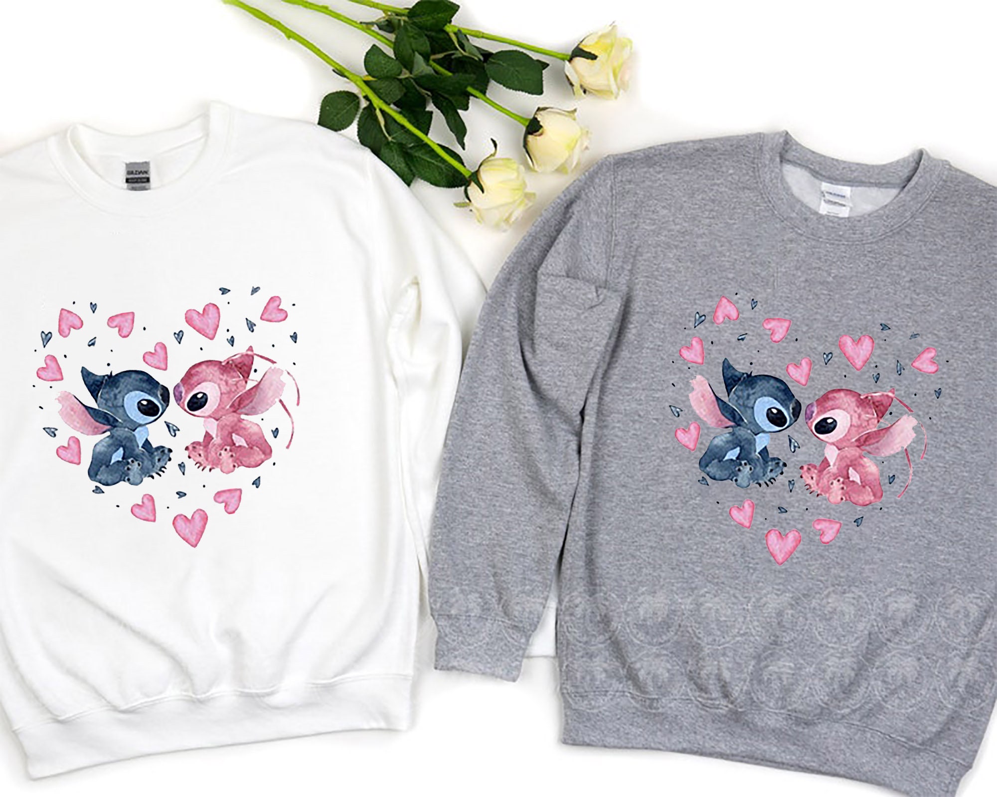 Cute Lilo And Stitch Love Disney Unisex Sweatshirt