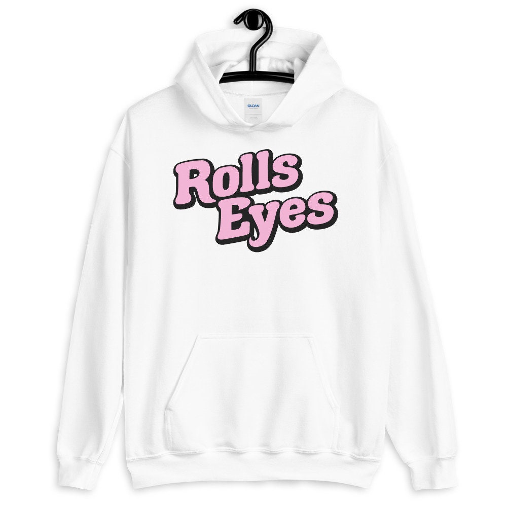 Cute Rolls Eyes Pastel Goth Unisex Hoodie