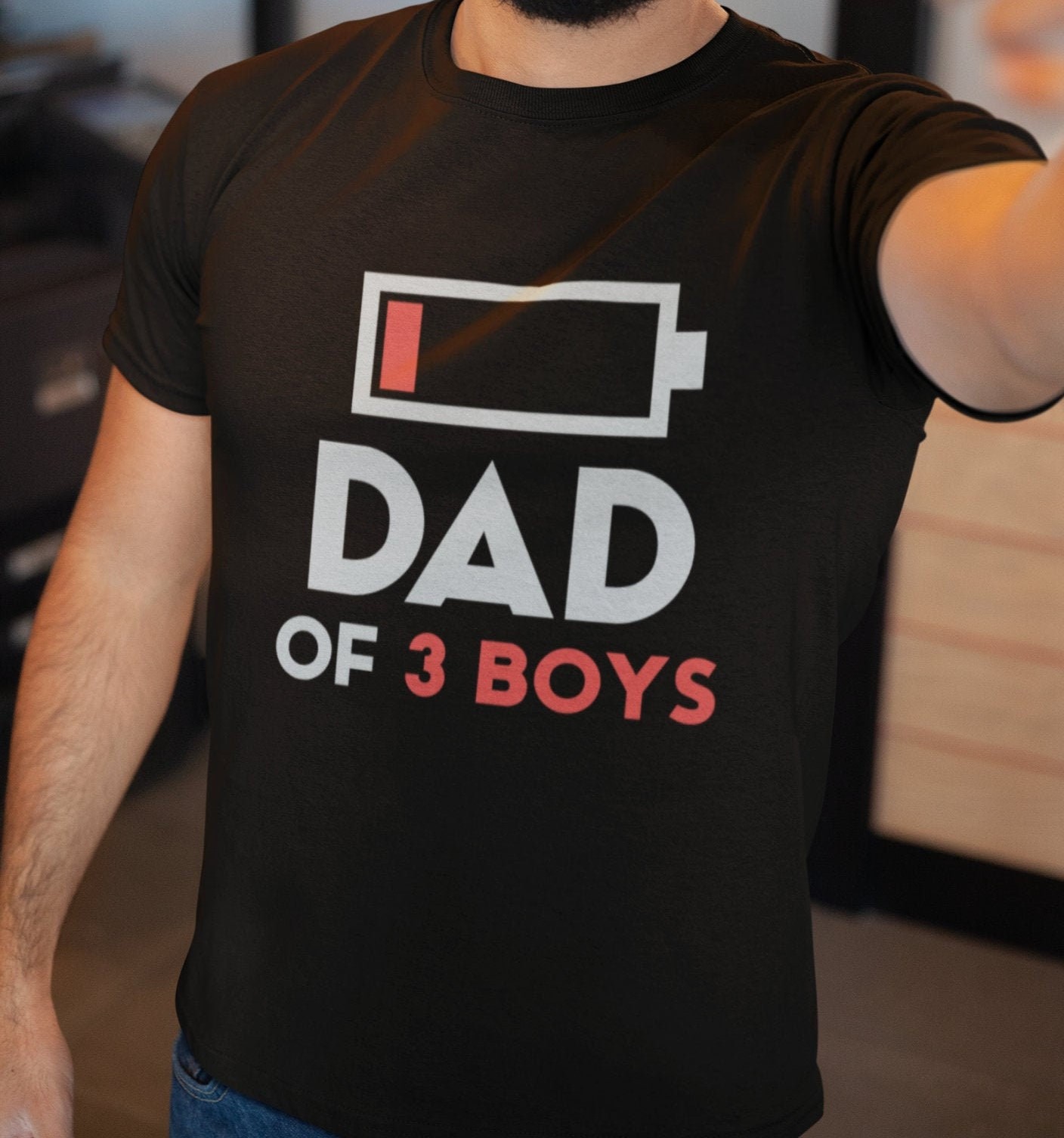 Dad Of 3 Boys Funny Father’s Day Unisex T-Shirt