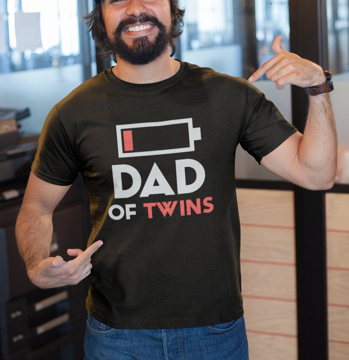 Dad Of Twins Funny Father’s Day Unisex T-Shirt