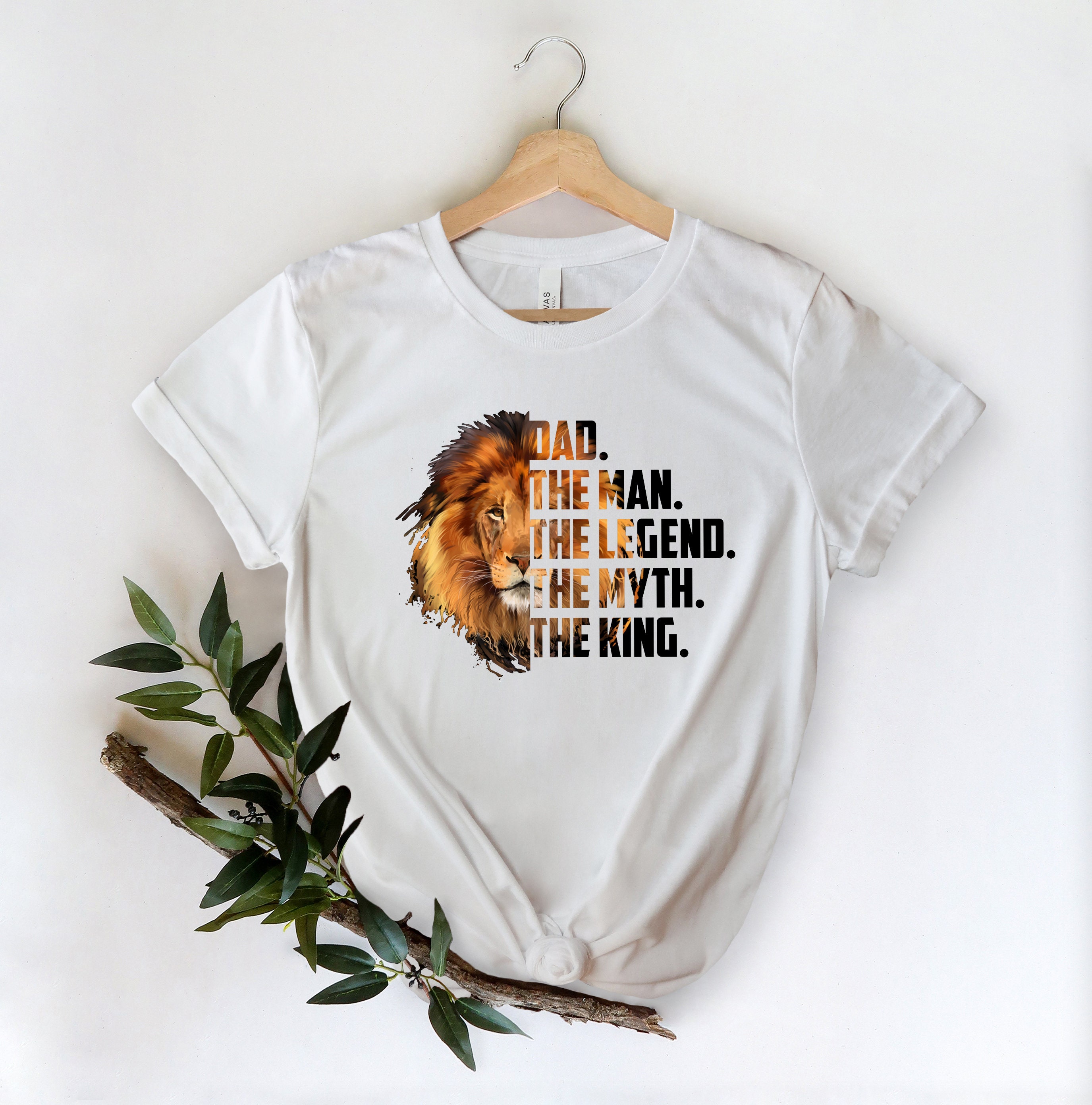 Dad The Man The Legend The Myth The King Lion Father’s Day Unisex T-Shirt