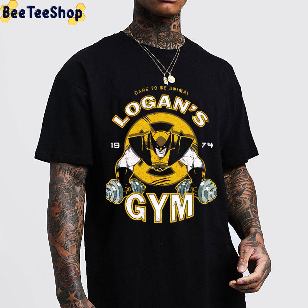 Dare To Be Animal Logans Gym Unisex T-Shirt