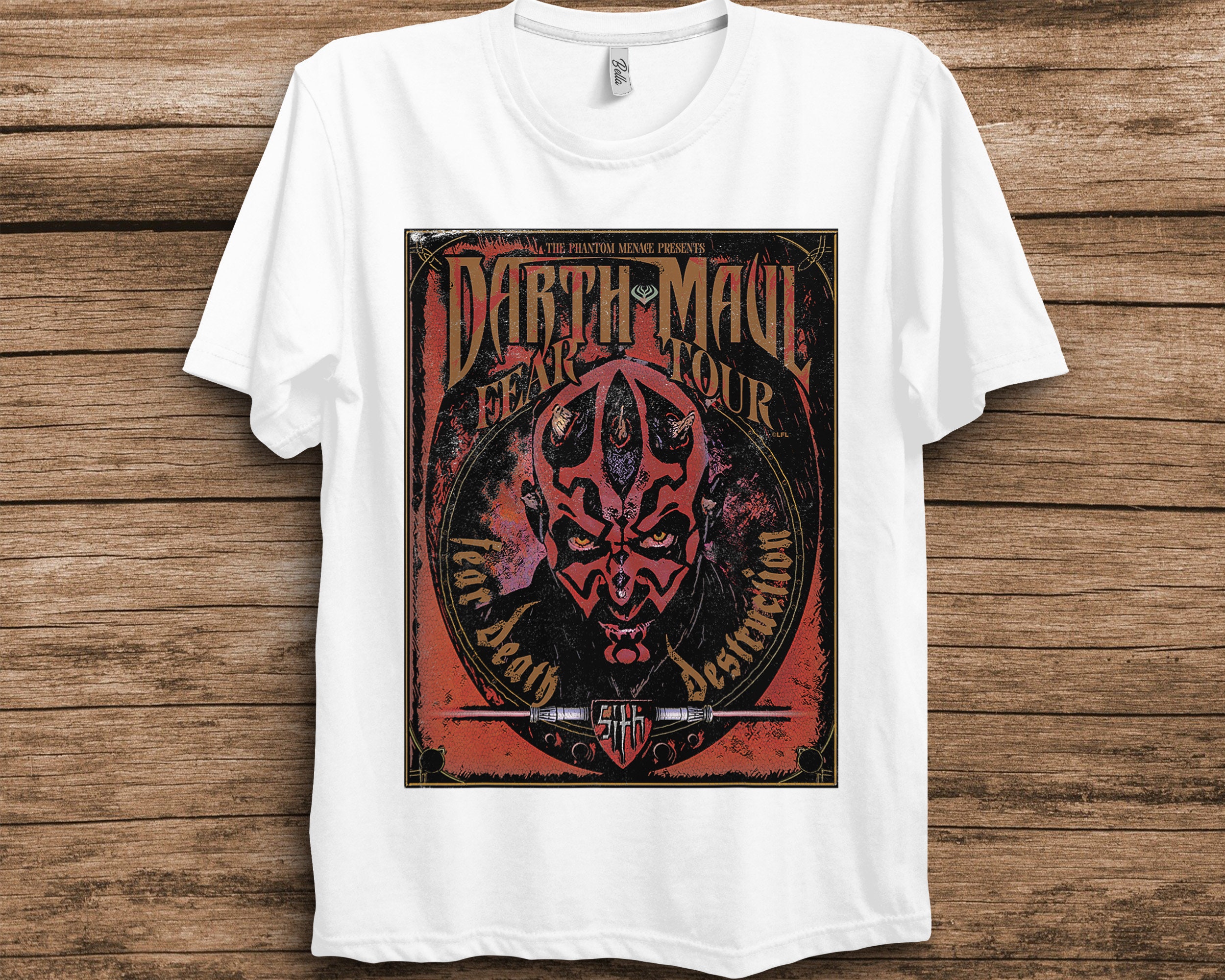 Darth Maul Fear Tour Band Fans Unisex T-Shirt