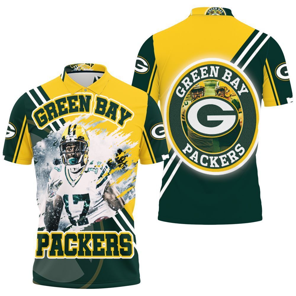 Davante Adams 17 Green Bay Packers For Fans 3d Polo Shirt Jersey All Over Print Shirt 3d T-shirt