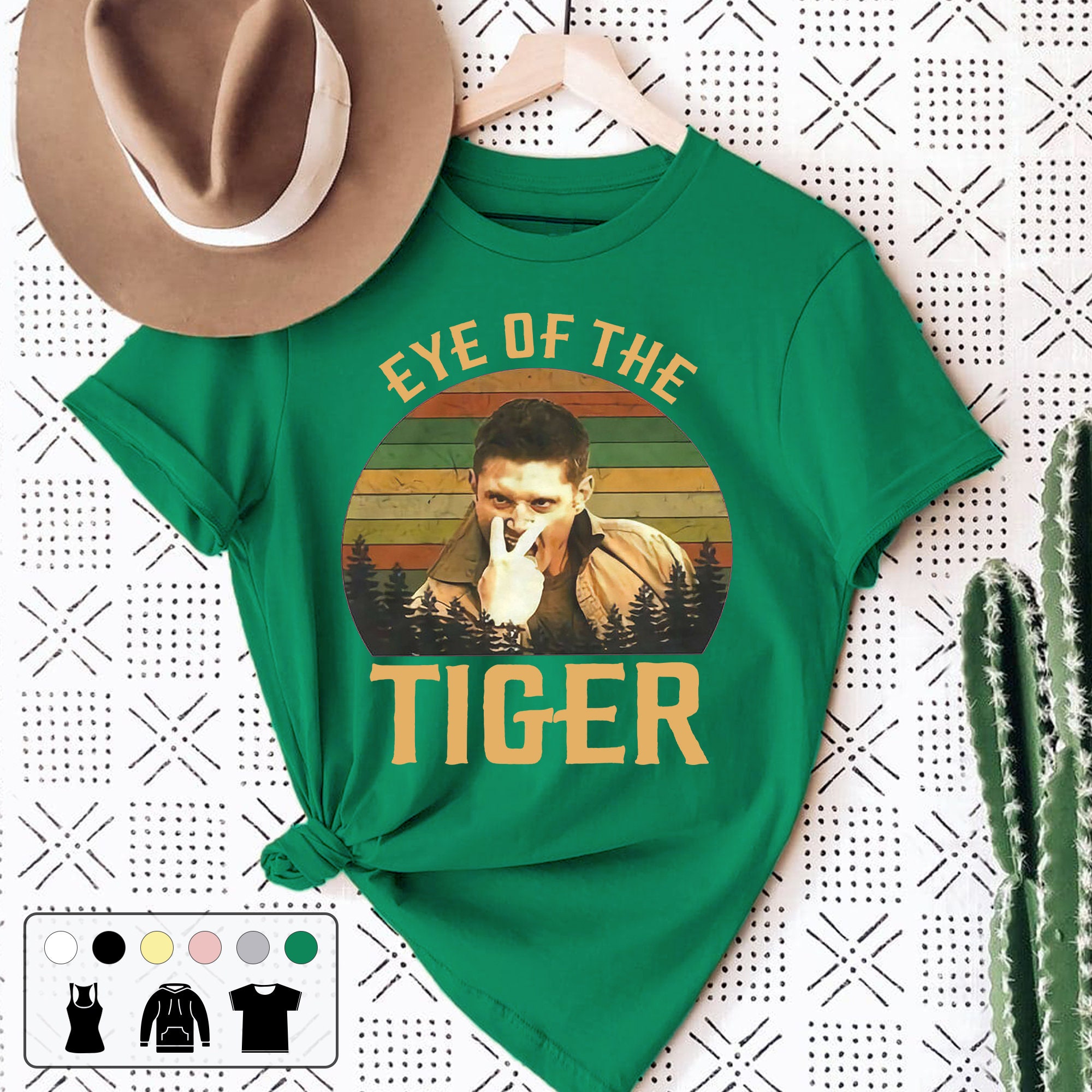 Dean Winchester Eye Of The Tiger Vintage Art Unisex T-Shirt