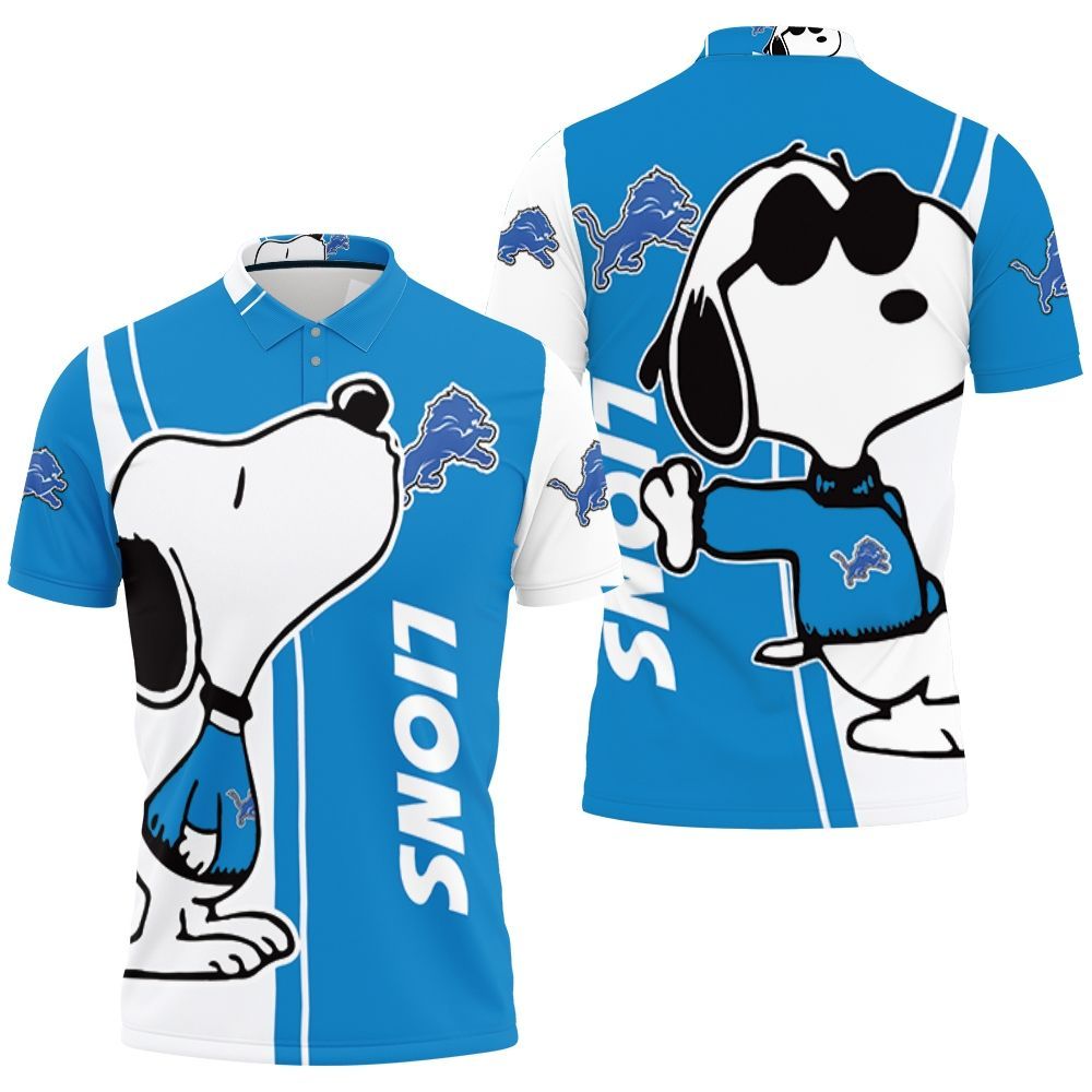 Detroit Lions Snoopy Lover 3d Printed Polo Shirt All Over Print Shirt 3d T-shirt