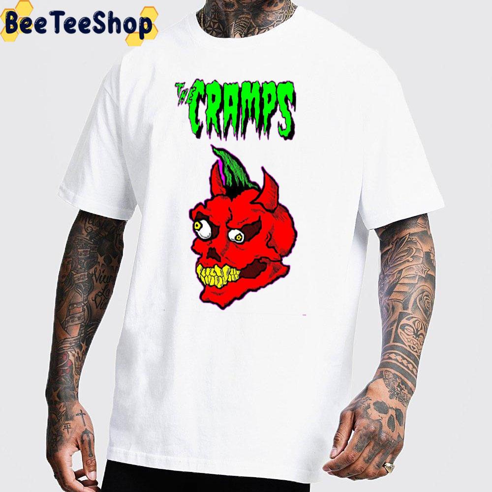 Devil Skull The Cramps Band Unisex T-Shirt - Beeteeshop