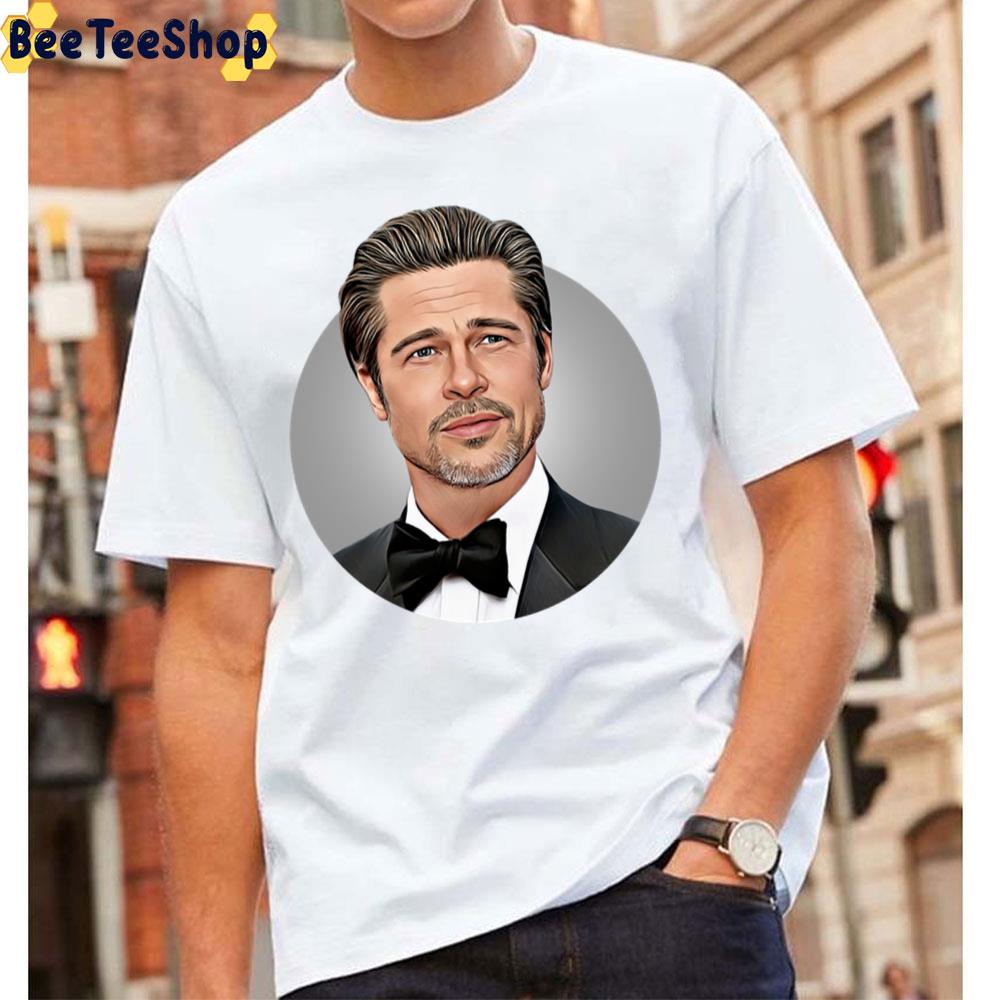 Digital Art Brad Pitt Unisex T-Shirt