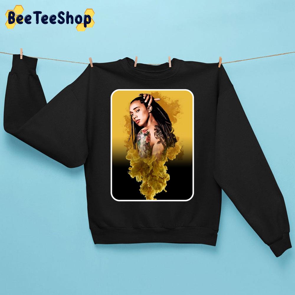 Digital Art Brittney Griner Bastbetball Unisex Sweatshirt