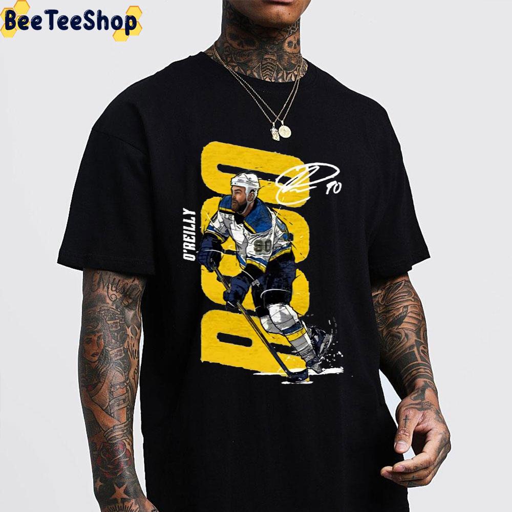 Digital Art Ryan O’reilly St Louis Blues Hockey Unisex T-Shirt